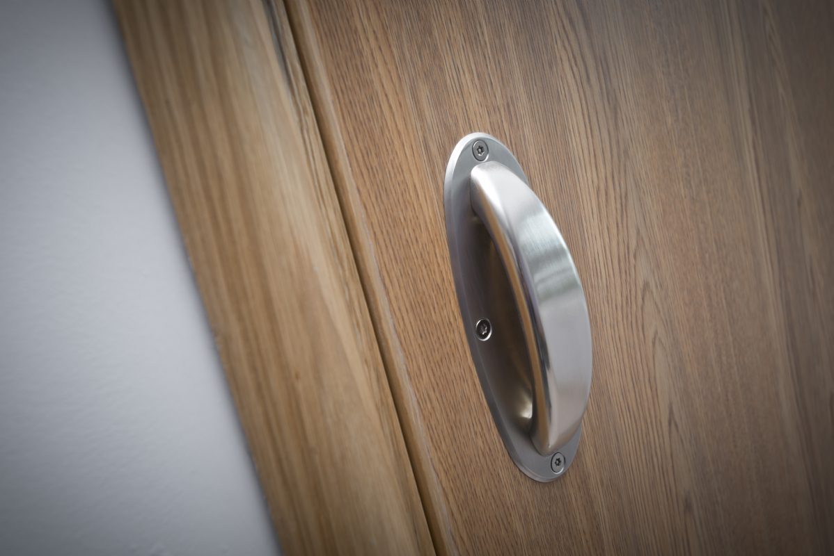 Anti-Ligature Easygrip Pull Handle on Back Plate - Image 4