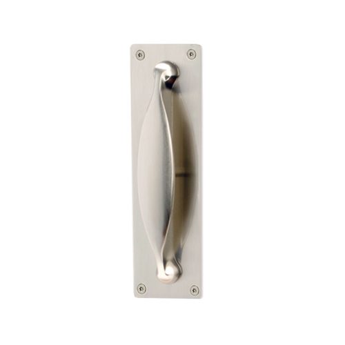 729 PINCH GRIP PULL HANDLE ON NARROW SQUARE PLATE 45MM X 205MM